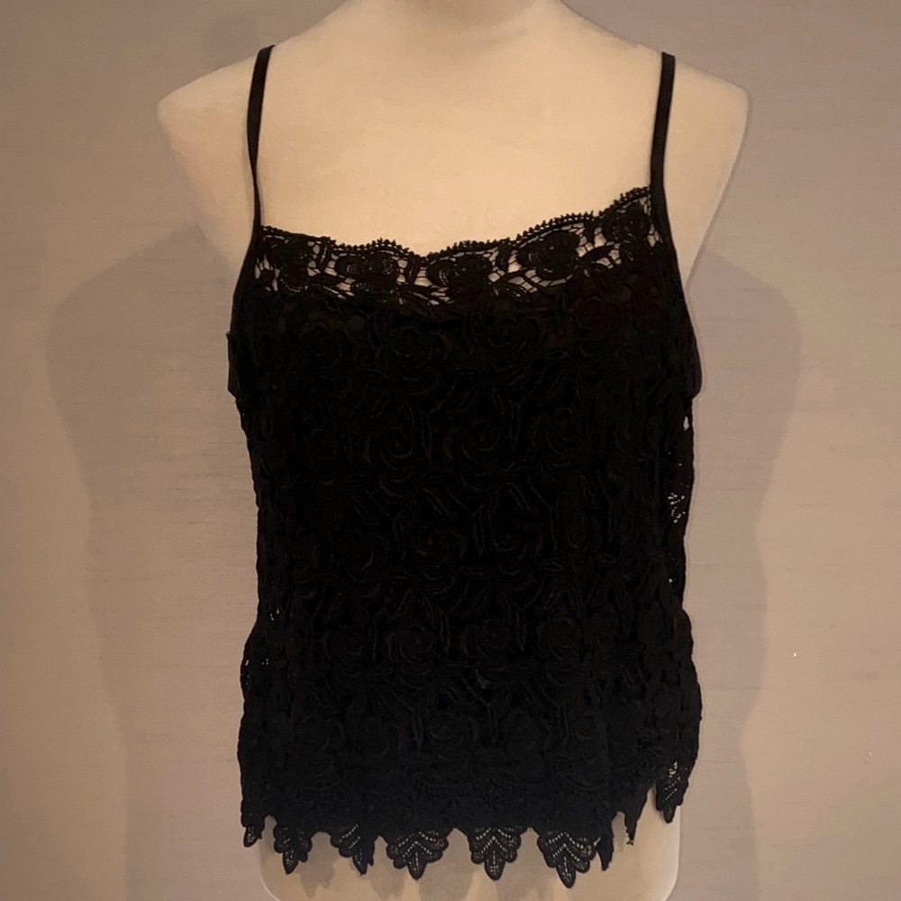 Fanny Elegant Black Lace Women’s Top
